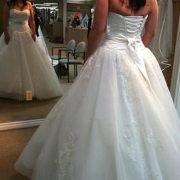 Alfred Angelo Disney Fairytale Cinderella 226 Sz. 14 White - Never Worn - Picture 4 of 5